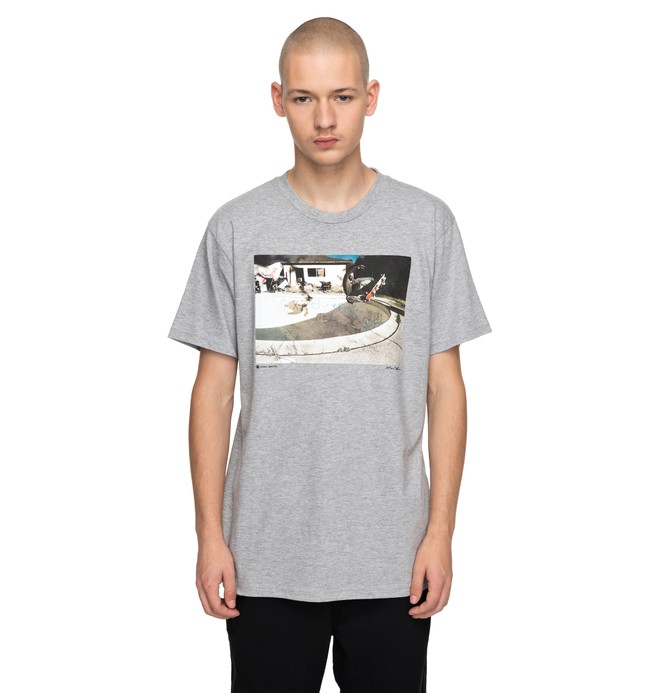 dcshoes, Evan Stalefish Tee, GREY HEATHER (knfh) 0 Evan Stalefish Tee ADYZT04184 DC Shoes