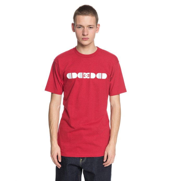 dcshoes, Men's Global Salute Tee, TANGO RED (rrh0) 0 Men's Global Salute Tee Red ADYZT04216 DC Shoes