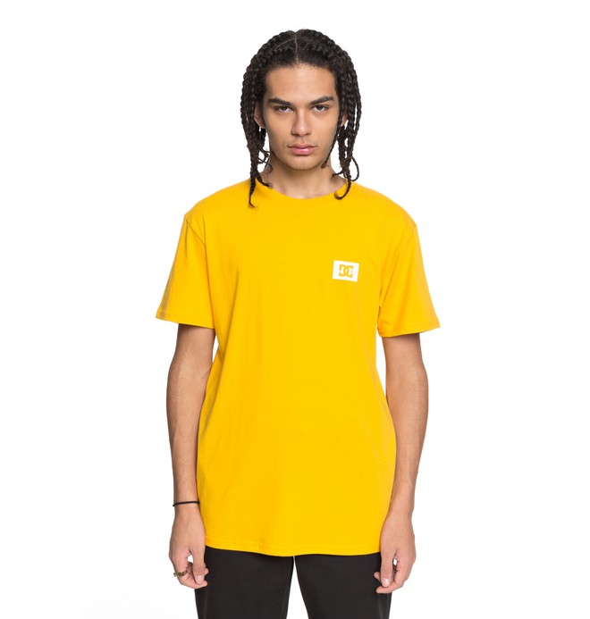 dcshoes, Stage Box Tee, OLD GOLD (ykf0) 0 Stage Box Tee Yellow ADYZT04245 DC Shoes