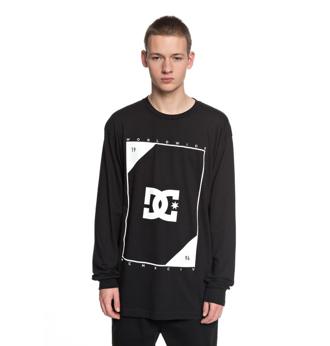 dcshoes, Theory Long Sleeve Tee, BLACK (kvj0) 0 Theory Long Sleeve Tee ADYZT04246 DC Shoes