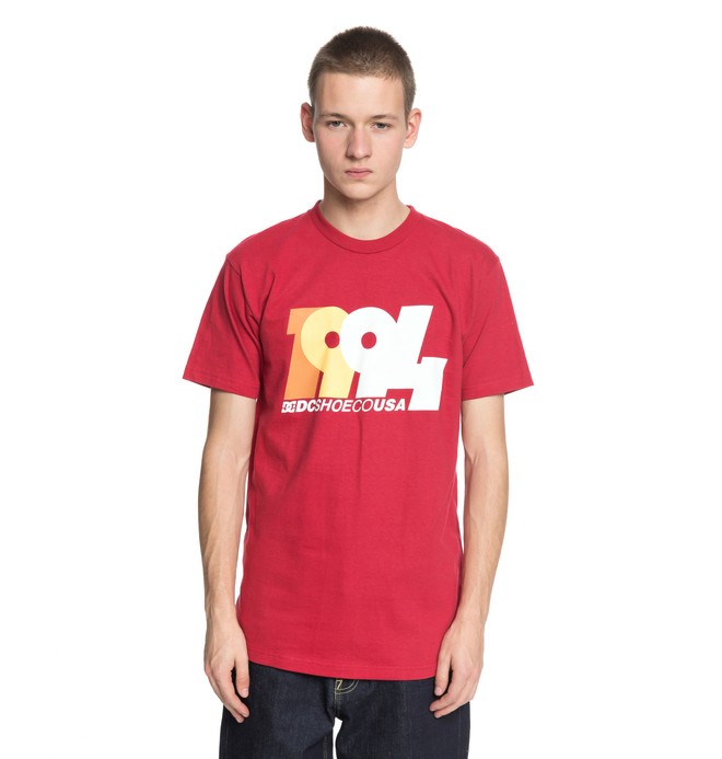 dcshoes, Men's Graduate 94 Tee, TANGO RED (rrh0) 0 Men's Graduate 94 Tee Red ADYZT04252 DC Shoes