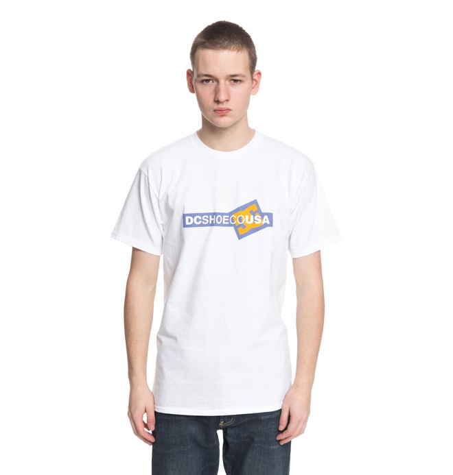 dcshoes, Cornered - T-Shirt, WHITE (wbb0) 0 Cornered - T-Shirt ADYZT04297 DC Shoes