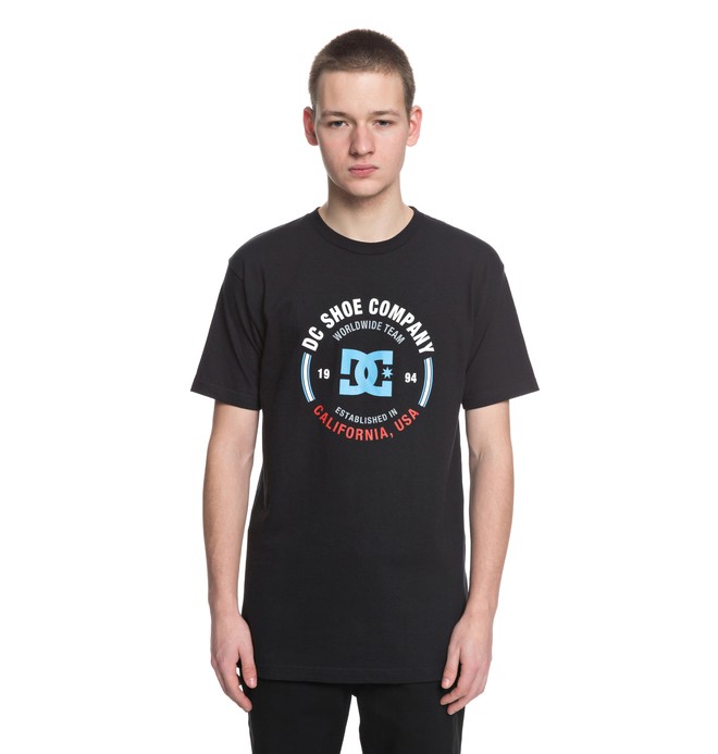 dcshoes, Round About - T-Shirt, BLACK (kvj0) 0 Round About - T-Shirt Black ADYZT04308 DC Shoes