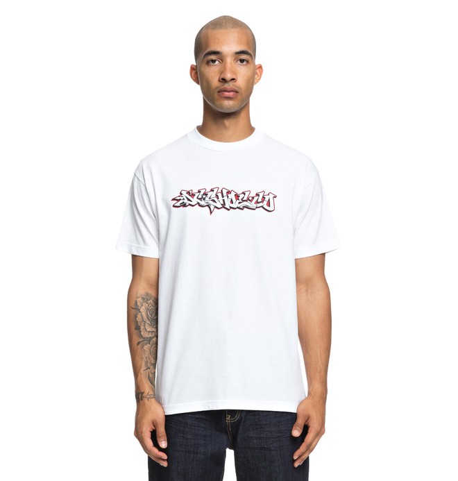 dcshoes, Wildstyle Tee, WHITE (wbb0) 0 Wildstyle Tee White ADYZT04355 DC Shoes