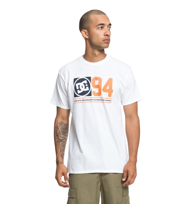 dcshoes, Player Seven Tee, SNOW WHITE (wbb0) 0 Player Seven Tee White ADYZT04370 DC Shoes