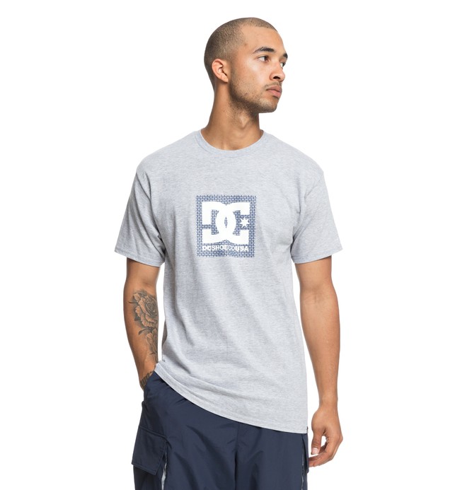 dcshoes, Men's Pill Boxing Tee, GREY HEATHER (knfh) 0 Men's Pill Boxing Tee Black ADYZT04375 DC Shoes