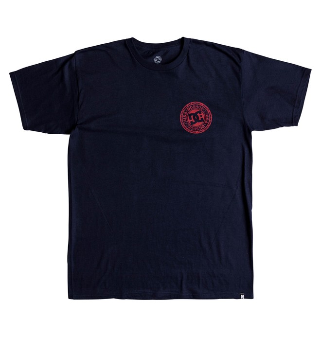 dcshoes, Men's Circle Star Tee, BLACK IRIS (btl0) 0 Men's Circle Star Tee Blue ADYZT04377 DC Shoes