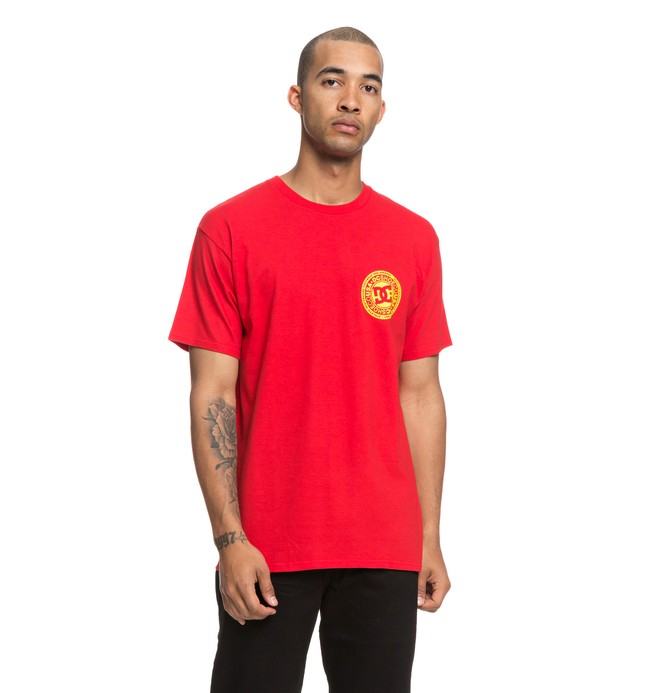 dcshoes, Circle Star Tee, TANGO RED (rrh0) 0 Circle Star Tee Red ADYZT04377 DC Shoes
