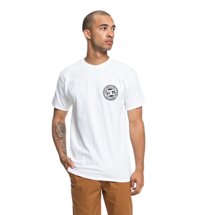 dcshoes, Circle Star Tee, SNOW WHITE (wbb0) 0 Circle Star Tee White ADYZT04377 DC Shoes