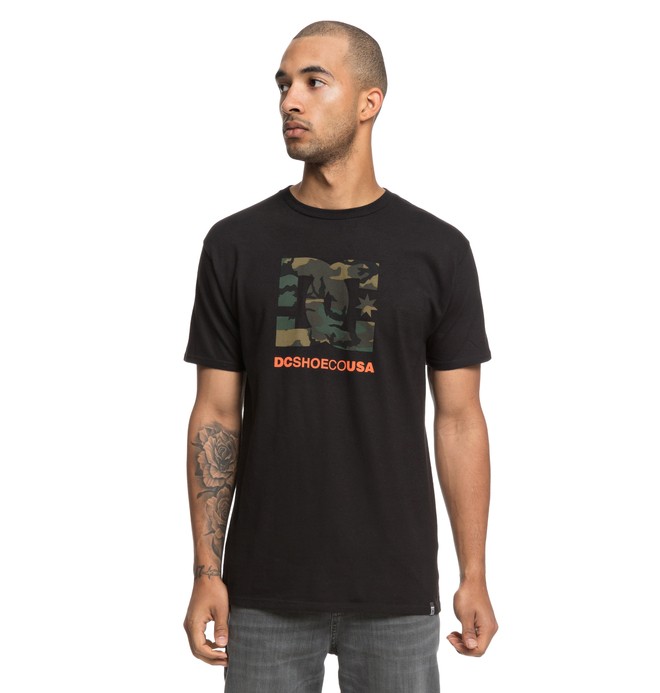 dcshoes, Camo Filling Star Tee, BLACK (kvj0) 0 Camo Filling Star Tee Black ADYZT04385 DC Shoes
