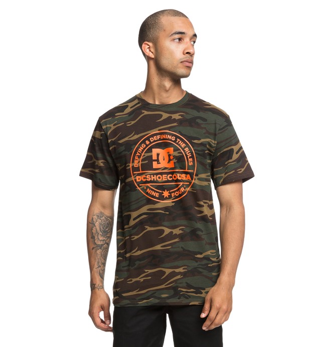 dcshoes, Camiseta Fulloncamo, CAMO (gra0) 0 Camiseta Fulloncamo Verde ADYZT04386 DC Shoes