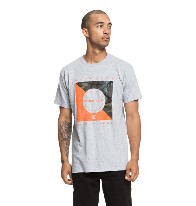 dcshoes, Sircamo Tee, HEATHER GREY (htr) 0 Sircamo Tee Grey ADYZT04388 DC Shoes