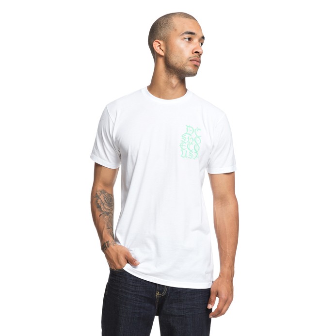 dcshoes, No Liberty Tee, WHITE (wbb0) 0 No Liberty Tee White ADYZT04392 DC Shoes