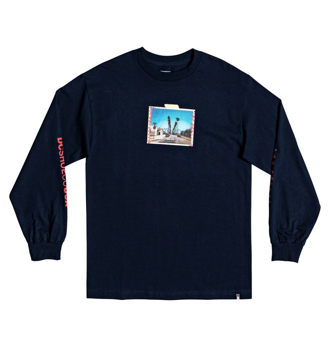 dcshoes, DCLA Long Sleeve Tee, DC NAVY (btl0) 0 DCLA Long Sleeve Tee Blue ADYZT04395 DC Shoes