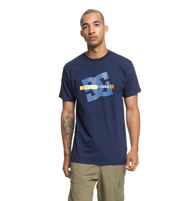dcshoes, Men's Blocker Tee, BLACK IRIS (btl0) 0 Men's Blocker Tee ADYZT04421 DC Shoes