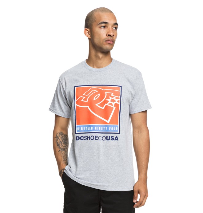dcshoes, Blahked Tee, HEATHER GREY (htr) 0 Blahked Tee Grey ADYZT04441 DC Shoes