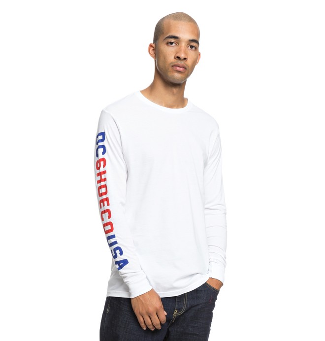 dcshoes, Budge Long Sleeve Tee, WHITE (wbb0) 0 Budge Long Sleeve Tee White ADYZT04444 DC Shoes