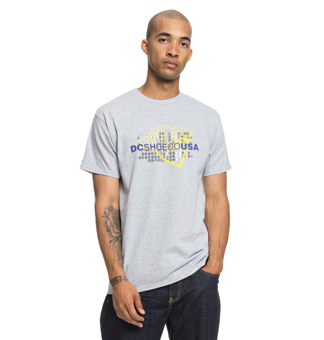dcshoes, Pillery Tee, HEATHER GREY (htr) 0 Pillery Tee Grey ADYZT04453 DC Shoes