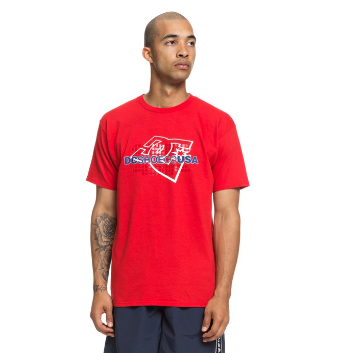 dcshoes, Pillery Tee, TANGO RED (rrh0) 0 Pillery Tee Red ADYZT04453 DC Shoes