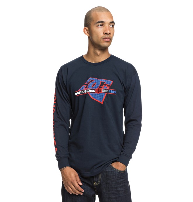 dcshoes, Skillz Long Sleeve Tee, SODALITE BLUE (byb0) 0 Skillz Long Sleeve Tee Blue ADYZT04455 DC Shoes
