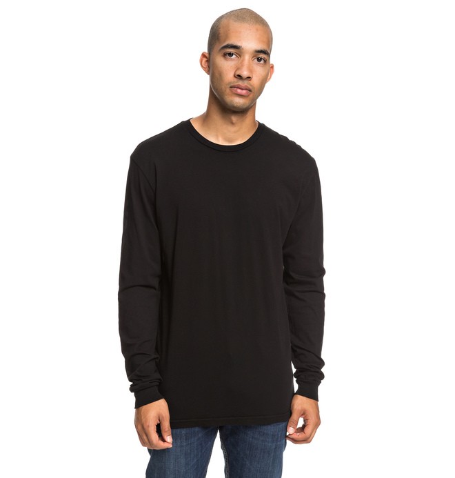 dcshoes, Top To Bottom Long Sleeve Tee, BLACK (kvj0) 0 Top To Bottom Long Sleeve Tee Black ADYZT04504 DC Shoes