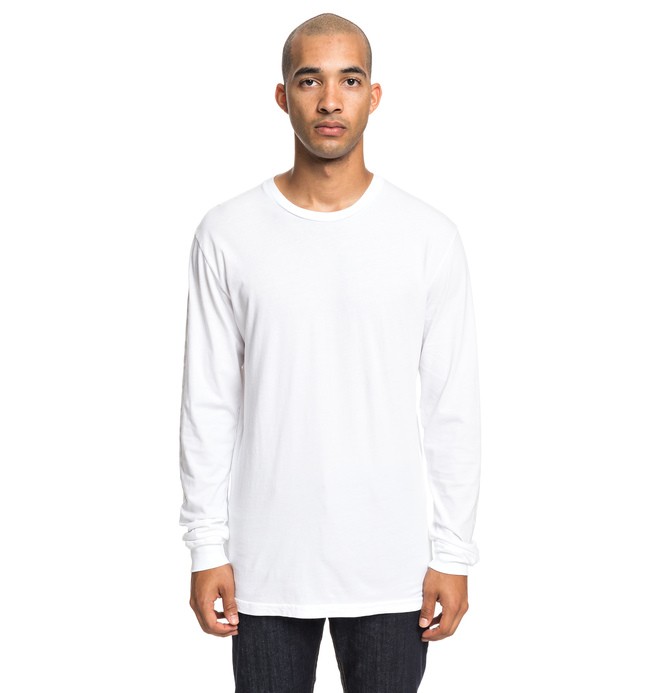 dcshoes, Top To Bottom Long Sleeve Tee, WHITE (wbb0) 0 Top To Bottom Long Sleeve Tee White ADYZT04504 DC Shoes