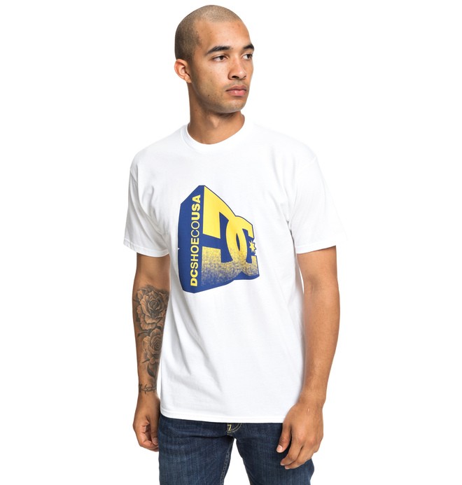 dcshoes, Captain Tee, SNOW WHITE (wbb0) 0 Captain Tee White ADYZT04506 DC Shoes