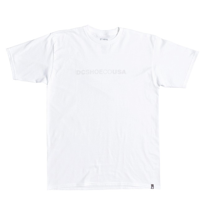 dcshoes, Side To Side Tee, SNOW WHITE (wbb0) 0 Side To Side Tee White ADYZT04509 DC Shoes