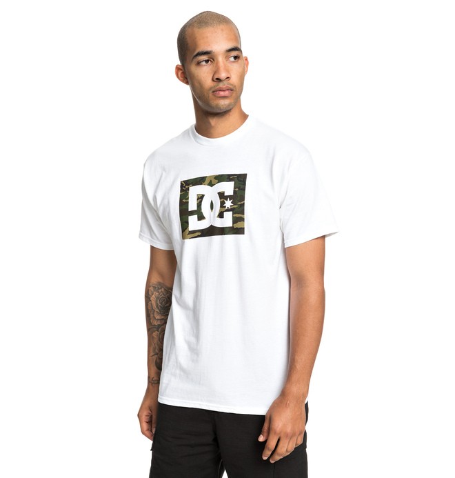 dcshoes, Blocked Camo Tee, WHITE (wbb0) 0 Blocked Camo Tee White ADYZT04510 DC Shoes