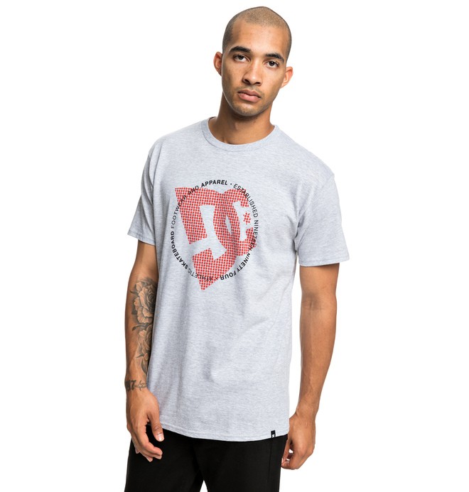 dcshoes, Fourtex Tee, GREY HEATHER (knfh) 0 Fourtex Tee Black ADYZT04518 DC Shoes