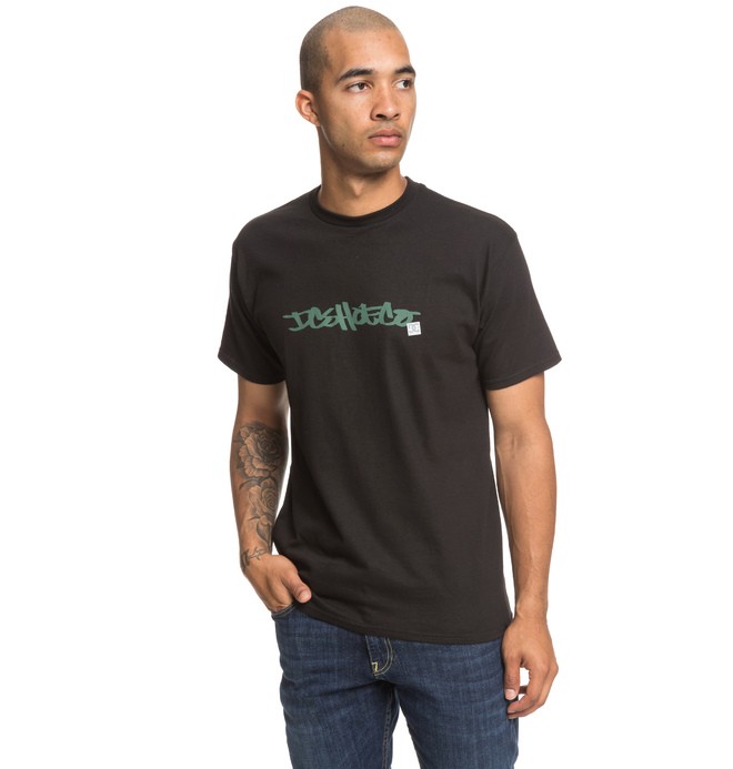 dcshoes, Waxed Tee, BLACK (kvj0) 0 Waxed Tee Black ADYZT04522 DC Shoes