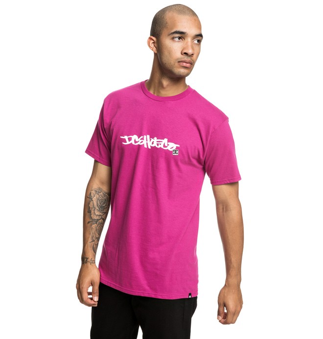 dcshoes, Waxed Tee, VIVID VIOLA (mnf0) 0 Waxed Tee Pink ADYZT04522 DC Shoes