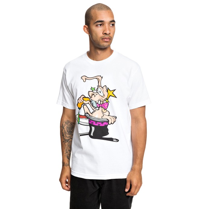 dcshoes, Rabbit Tee, SNOW WHITE (wbb0) 0 Rabbit Tee White ADYZT04528 DC Shoes