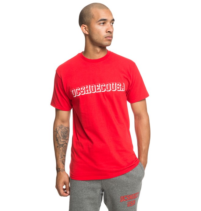 dcshoes, Fittest Tee, RACING RED (rqr0) 0 Fittest Tee Red ADYZT04532 DC Shoes