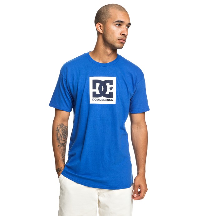 dcshoes, Square Star Tee, NAUTICAL BLUE (bqr0) 0 Square Star Tee Blue ADYZT04533 DC Shoes