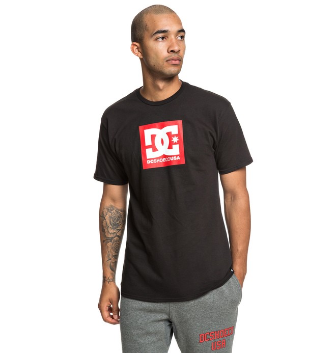 dcshoes, Square Star Tee, BLACK (kvj0) 0 Square Star Tee Black ADYZT04533 DC Shoes