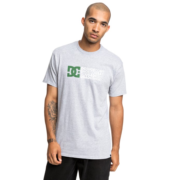 dcshoes, Bgrade Tee, GREY HEATHER (knfh) 0 Bgrade Tee Black ADYZT04555 DC Shoes