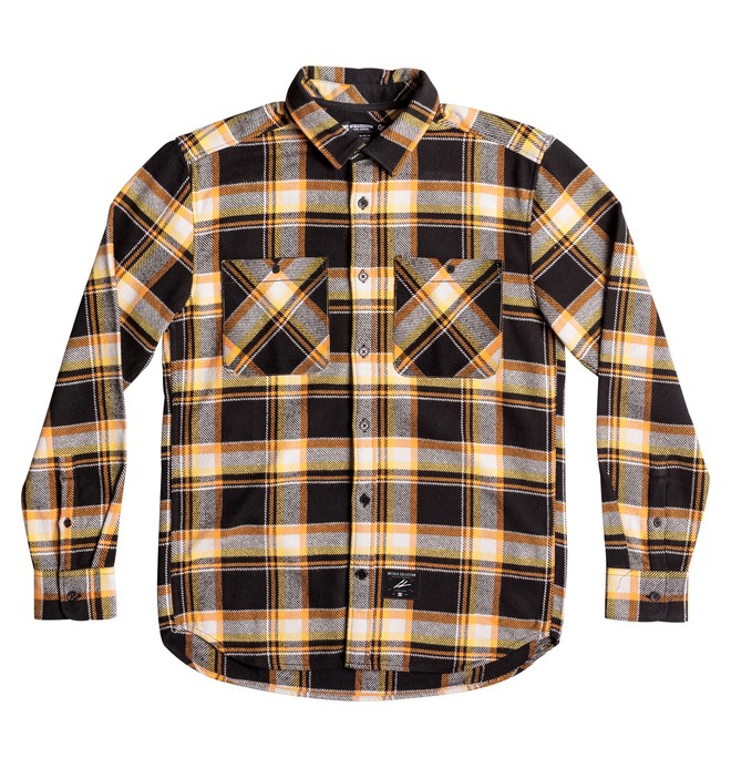 dcshoes, DC CAMISA CHRIS COLE FLANNEL IMP, ORANGE POPSICLE (nls0) 0 DC CAMISA CHRIS COLE FLANNEL IMP Amarelo BR62291158 DC Shoes