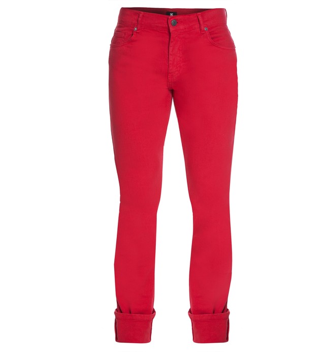 dcshoes, Calça Jeans Worker Slim, SYRAH (syr) 0 Calça Jeans Worker Slim Vermelho BR63331527 DC Shoes