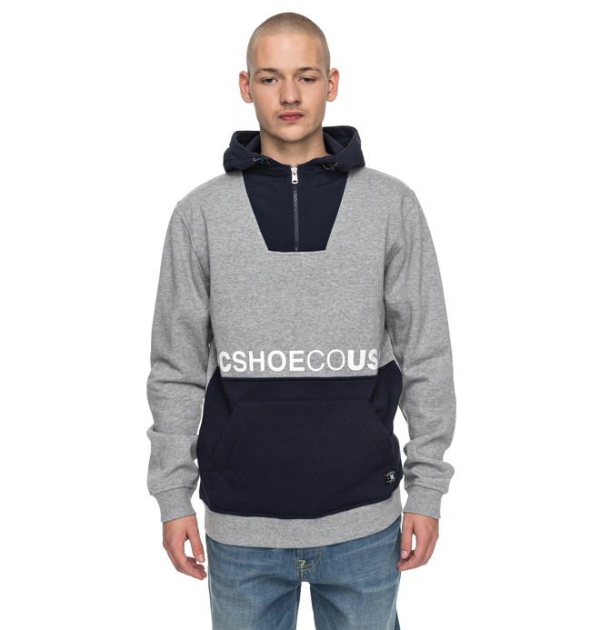 dcshoes, DC MOLETOM LONGDEN PH IMP, GREY HEATHER* (knfh) 0 DC MOLETOM LONGDEN PH IMP Cinza BR65511275 DC Shoes