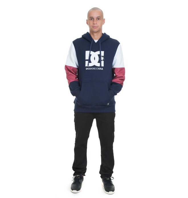 dcshoes, DC MOLETOM ESP DANEY, NAVY HEATHER* (nav) 0 DC MOLETOM ESP DANEY Azul BR65511346 DC Shoes