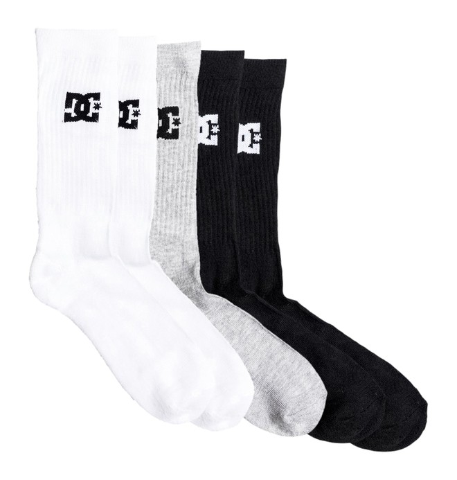DC 3 Pack - Crew Socks for Boys EDBAA03001 0 DC 3 Pack - Crew Socks for Boys EDBAA03001 DC Shoes