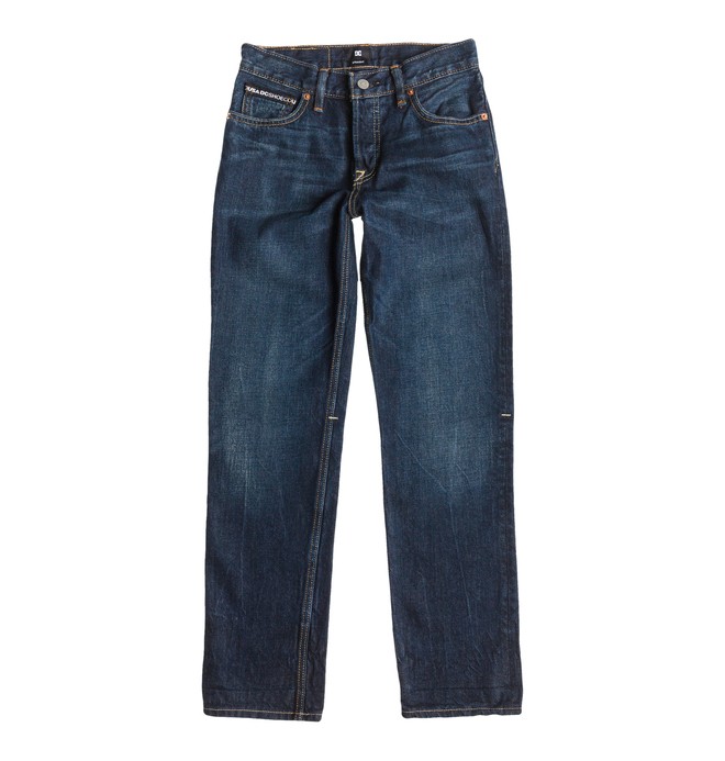 Worker Straight Jean Light Stone Boy EDBDP03010 0 Worker Straight Jean Light Stone Boy EDBDP03010 DC Shoes