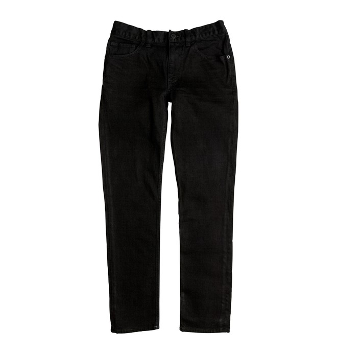 dcshoes, Worker Slim Fit - Jean, BLACK BLACK RINSE (kvdw) 0 Worker Slim Fit - Jean Noir EDBDP03022 DC Shoes