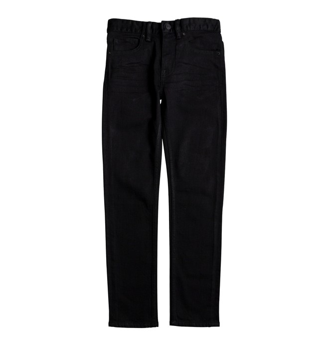 dcshoes, Boy's 8-16 Worker Slim Fit Jeans, BLACK RINSE (kvjw) 0 Boy's 8-16 Worker Slim Fit Jeans Black EDBDP03045 DC Shoes