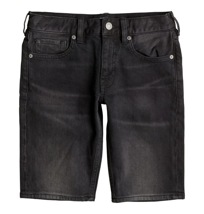 dcshoes, Washed Straight - Denim Shorts, MEDIUM GREY (kpvw) 0 Washed Straight - Denim Shorts EDBDS03011 DC Shoes