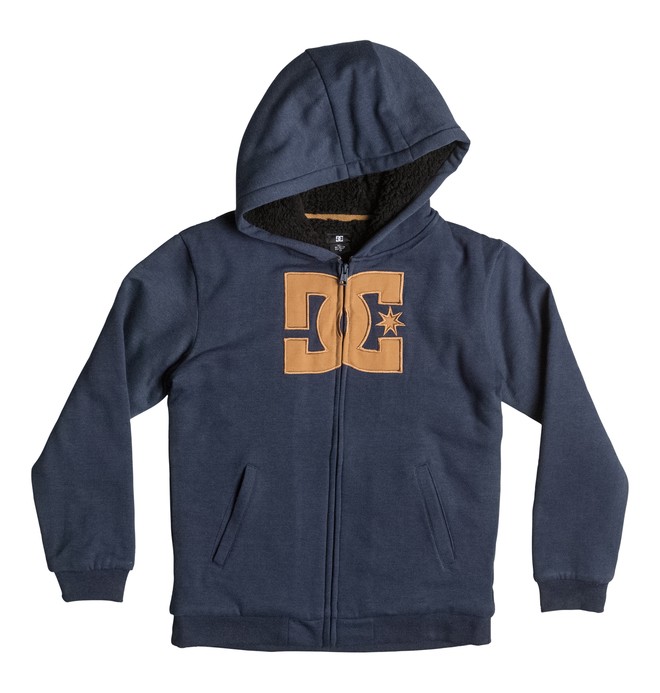 Rebel Star Sherpa EDBFT03040 0 Rebel Star Sherpa - Veste à capuche EDBFT03040 DC Shoes