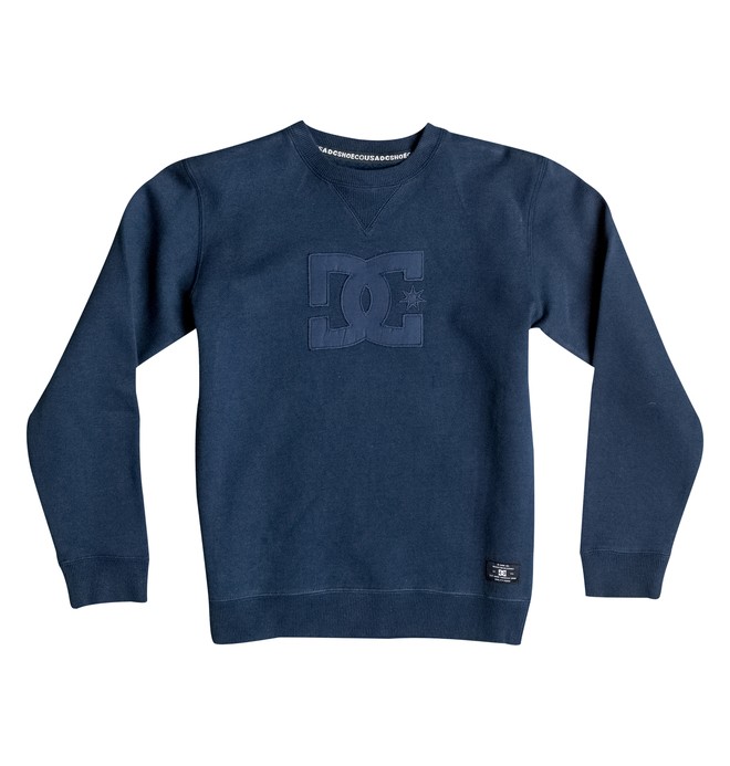 dcshoes, Ellis - Crew-Neck Sweatshirt, VARSITY BLUE (prr0) 0 Ellis - Crew-Neck Sweatshirt EDBFT03048 DC Shoes