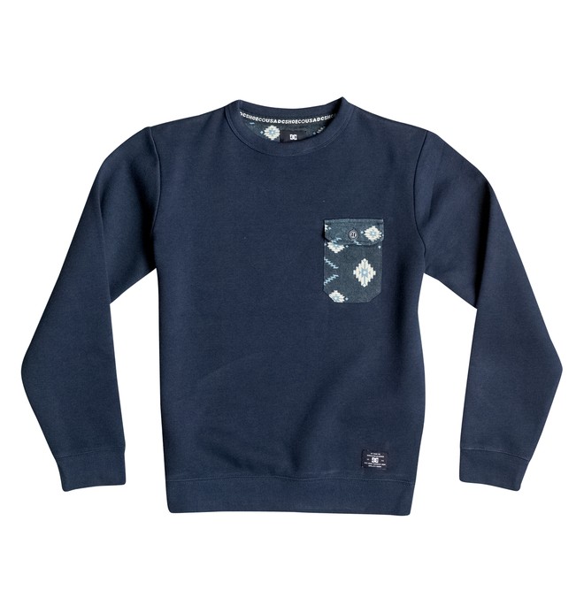 dcshoes, Holgate - Sweatshirt, BLUE IRIS (btl0) 0 Holgate - Sweatshirt EDBFT03087 DC Shoes