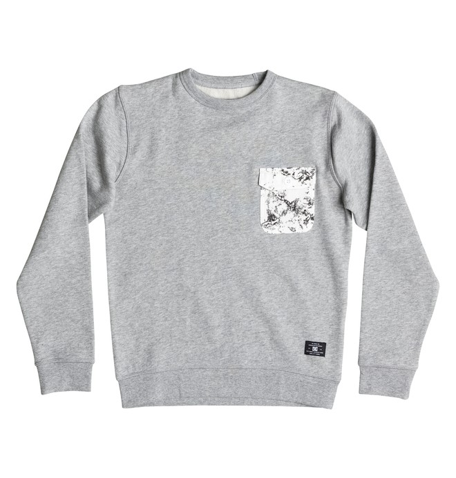 dcshoes, Sykes - Sweat, GREY HEATHER (knfh) 0 Sykes - Sweat EDBFT03099 DC Shoes